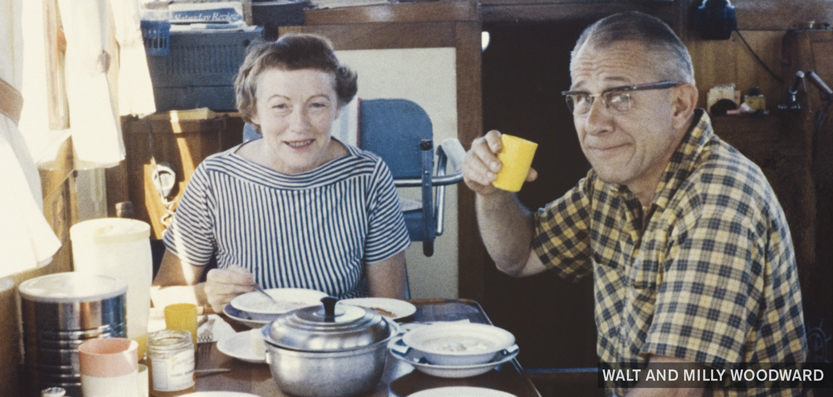 Walt and Milly Woodward