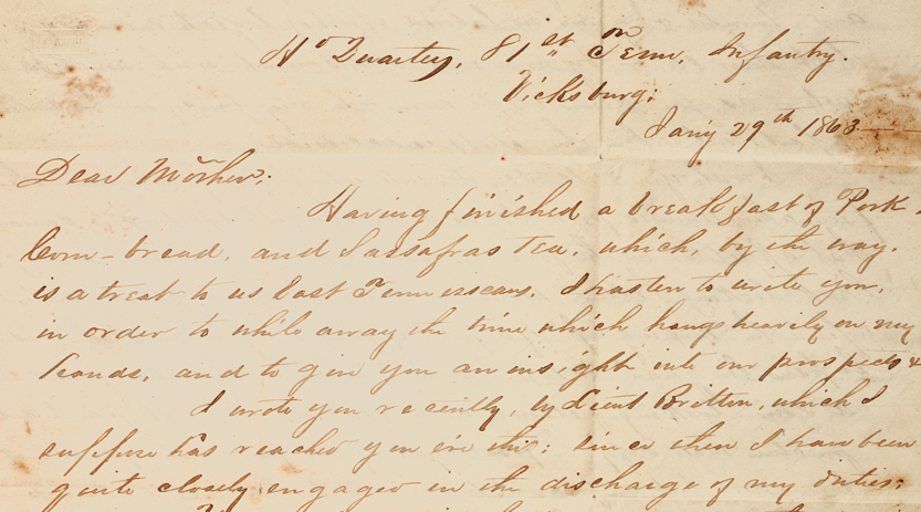 Antique letter