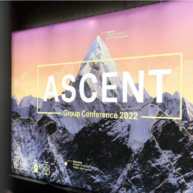Ascent Group Conference 2022 stage screen
